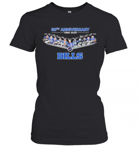 The Buffalo Bills Legends 60Th Anniversary 1960 2020 T-Shirt Classic Women's T-shirt