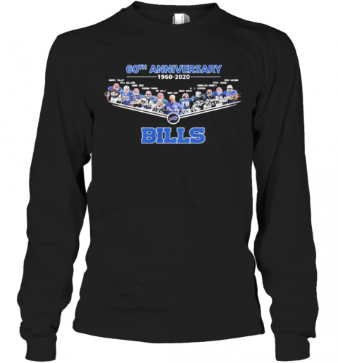 The Buffalo Bills Legends 60Th Anniversary 1960 2020 T-Shirt Long Sleeved T-shirt 