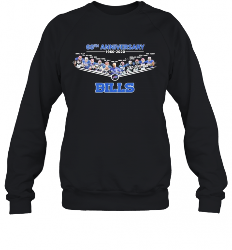 The Buffalo Bills Legends 60Th Anniversary 1960 2020 T-Shirt Unisex Sweatshirt