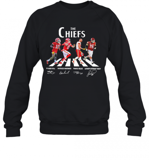 The Chiefs Abbey Road Signatures T-Shirt Unisex Sweatshirt