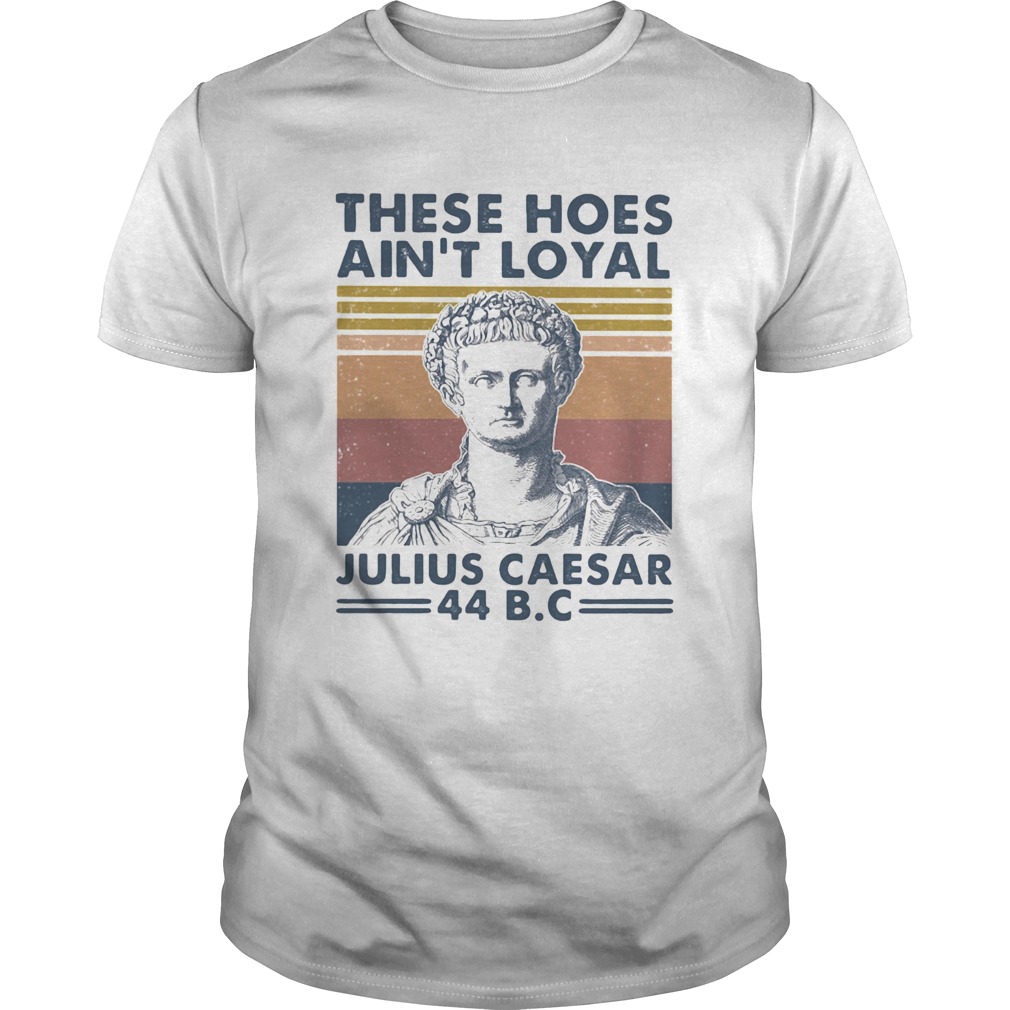These Hoes Aint Loyal Julius Caesar 44 B C Vintage Retro shirt
