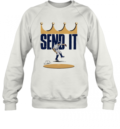Trevor Bauer Send It Baseball Signature T-Shirt Unisex Sweatshirt