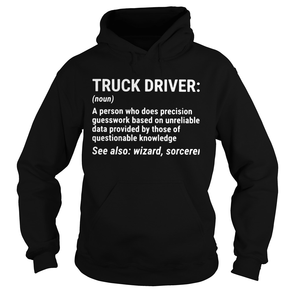 Truck Driver Definition Hoodie
