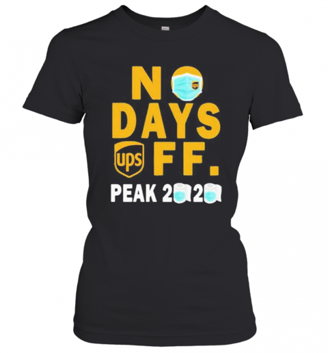 Ups No Days Off Peak 2020 Toilet Paper Mask T-Shirt Classic Women's T-shirt