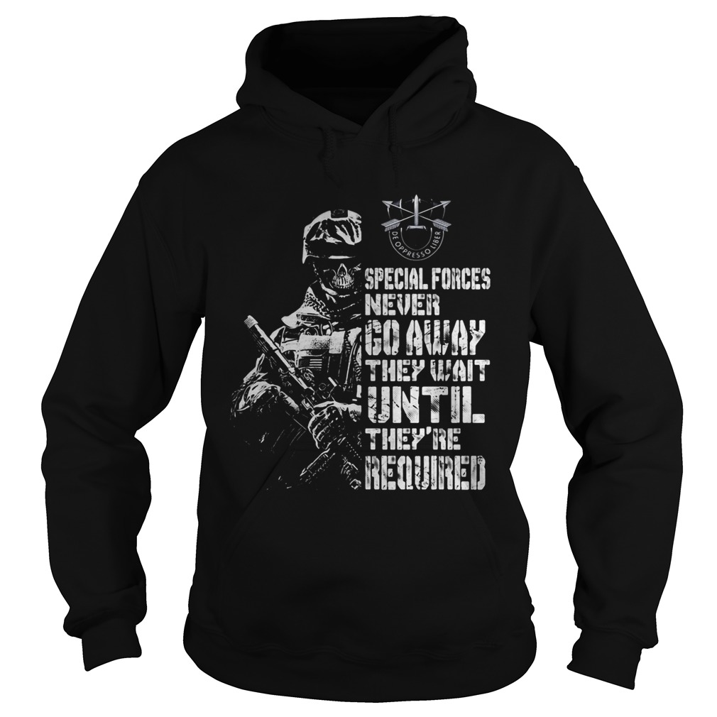 Veteran special forces never go away they wait until theyre required Hoodie