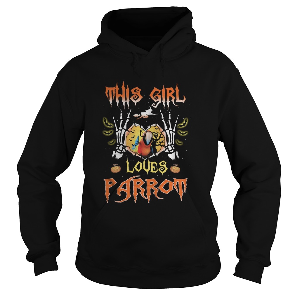 Witch This girl loves parrot Hoodie