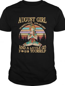Yoga girl august girl im mostly peace love and light and a little go fuck yourself vintage retro s