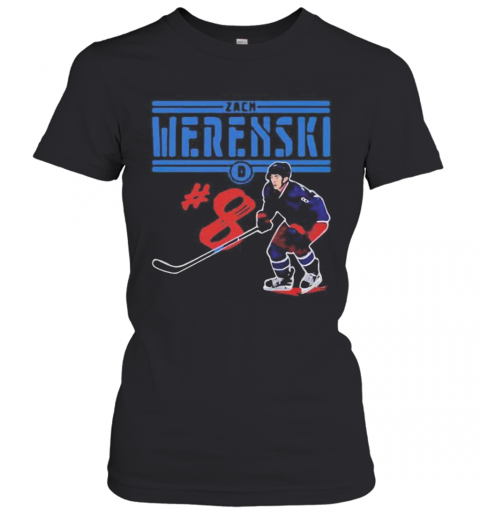 Zach Werenski 8 Columbus Hockey T-Shirt Classic Women's T-shirt