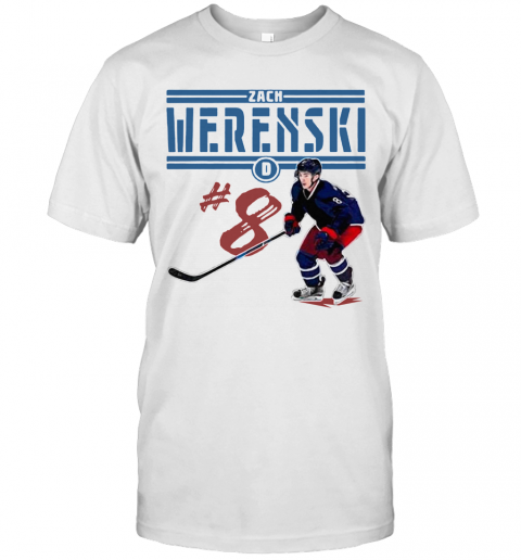 Zach Werenski Columbus Hockey Official T-Shirt