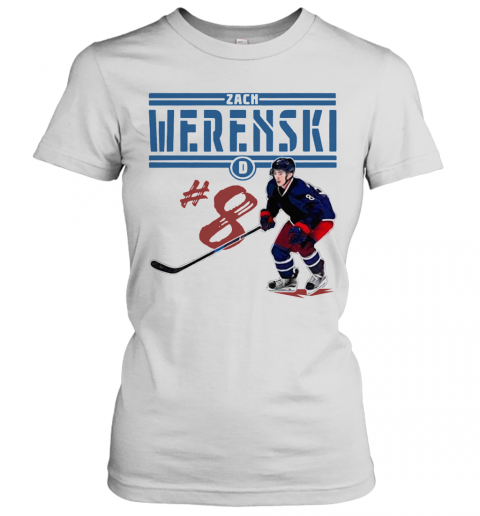 Zach Werenski Columbus Hockey Official T-Shirt Classic Women's T-shirt