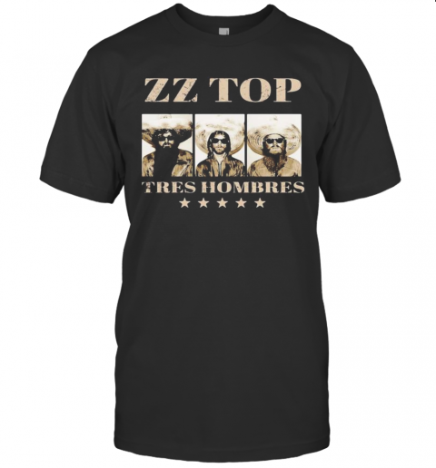 Zz Top Band Tres Hombres Album T-Shirt