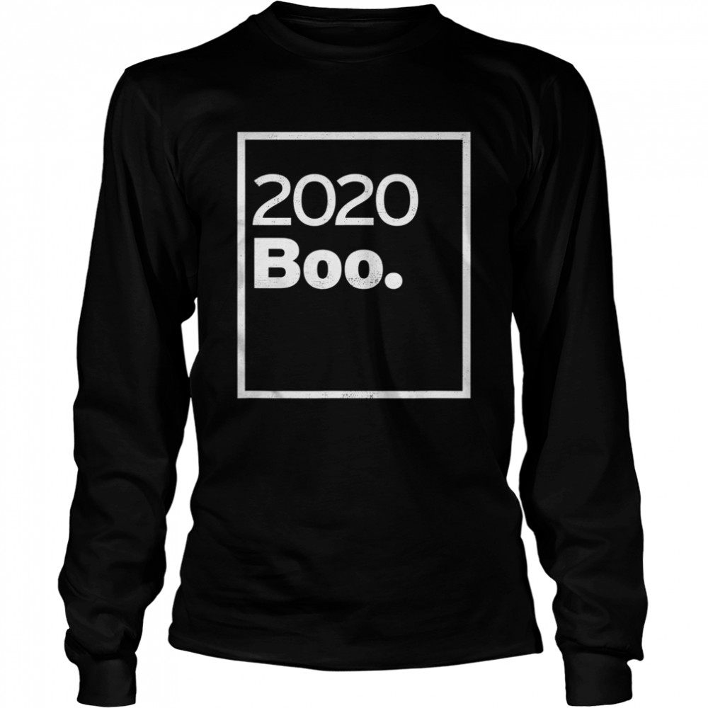 2020 Boo Funny Halloween Sarcastic Long Sleeved T-shirt