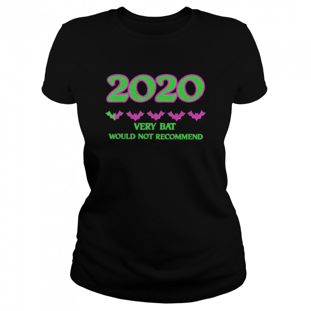 2020 One Star Rating Very Bat Would Not Recommend Halloween Classic Women's T-shirt