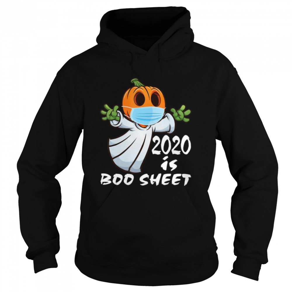 2020 is Boo Sheet Ghost in Mask Halloween Unisex Hoodie