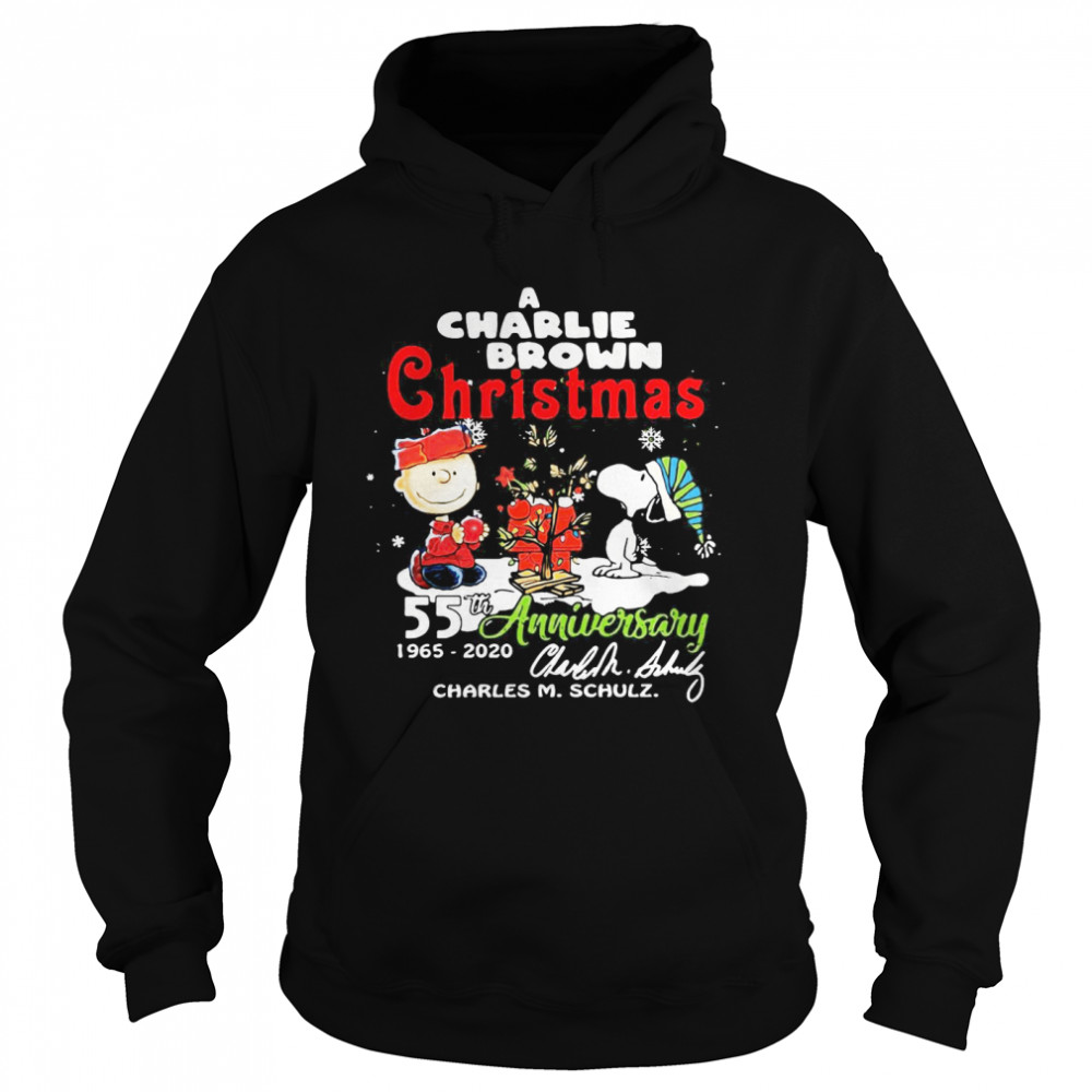 A Charlie Brown Christmas 55th Anniversary 1965-2020 Charles M Schulz Snoopy Unisex Hoodie