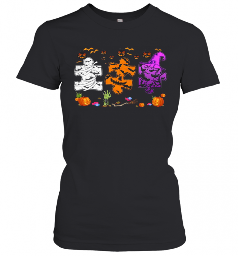 Autism Hocus Pocus Halloween T-Shirt Classic Women's T-shirt