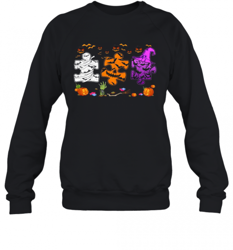 Autism Hocus Pocus Halloween T-Shirt Unisex Sweatshirt