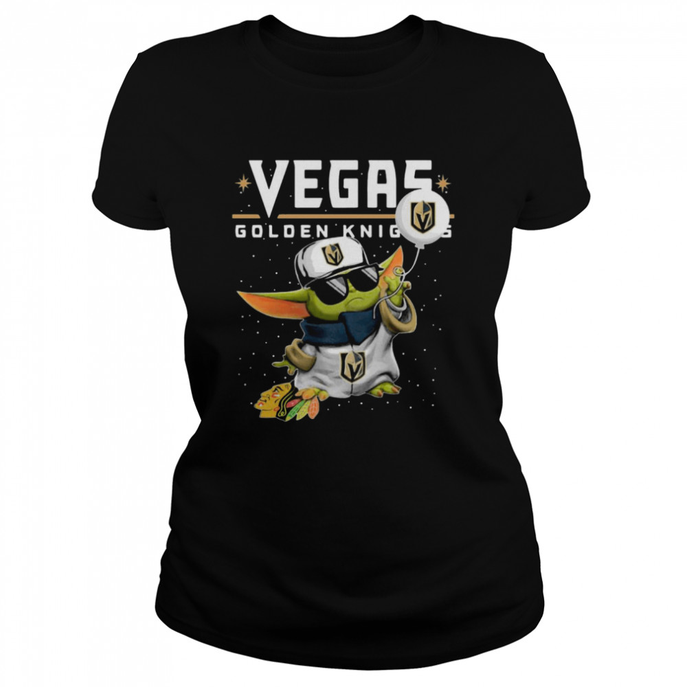 Baby Yoda Vegas Golden Knights Classic Women's T-shirt