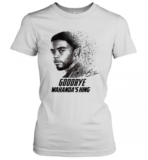 Black Panther Chadwick Boseman Goodbye Wakanda'S King T-Shirt Classic Women's T-shirt