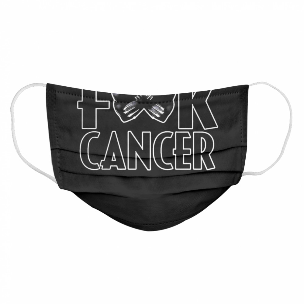 Black Panther Fuck Cancer Cloth Face Mask