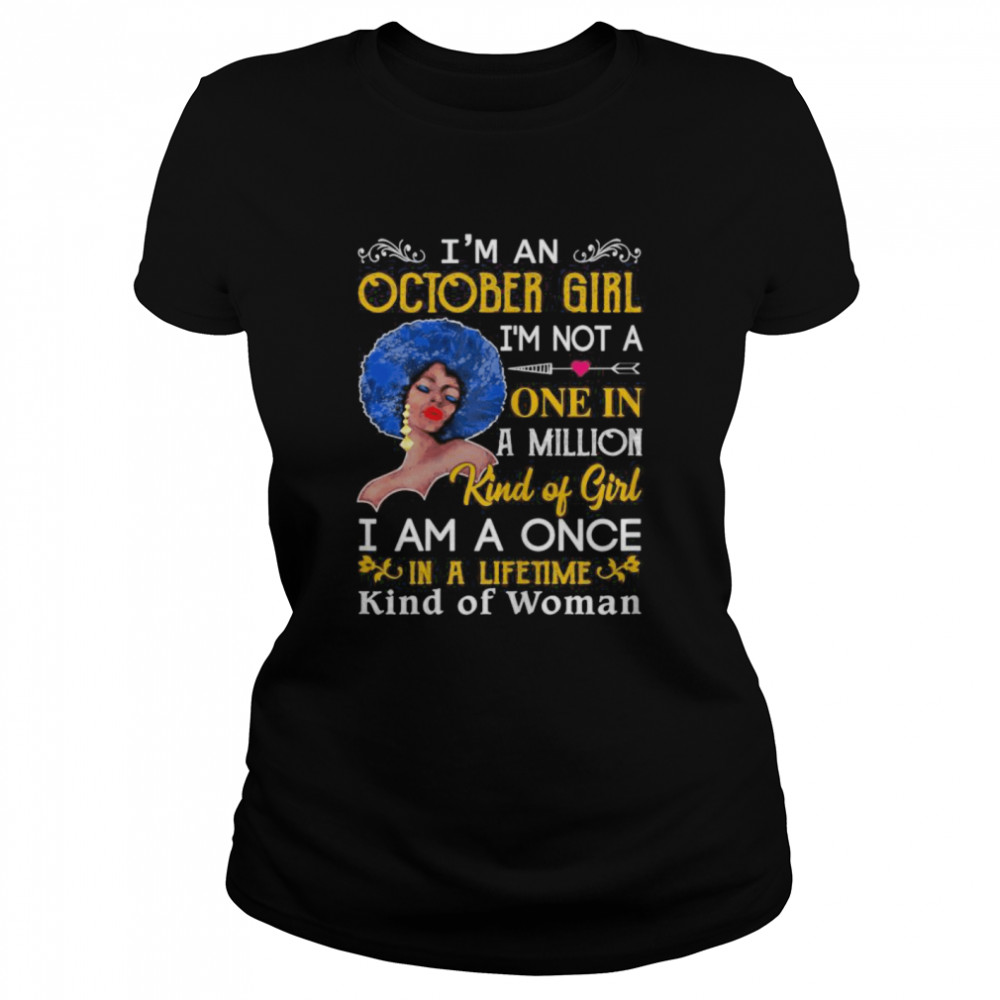 Black october Birthday Gifts I’m A Leo Queen Virgo Classic Women's T-shirt