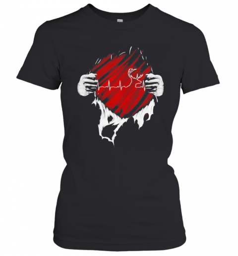 Blood Inside Deer Heartbeat T-Shirt Classic Women's T-shirt