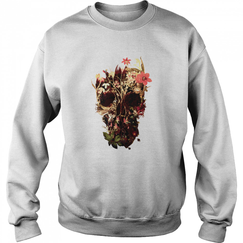 Bloom Skulls Day Of The Dead Muertos Unisex Sweatshirt