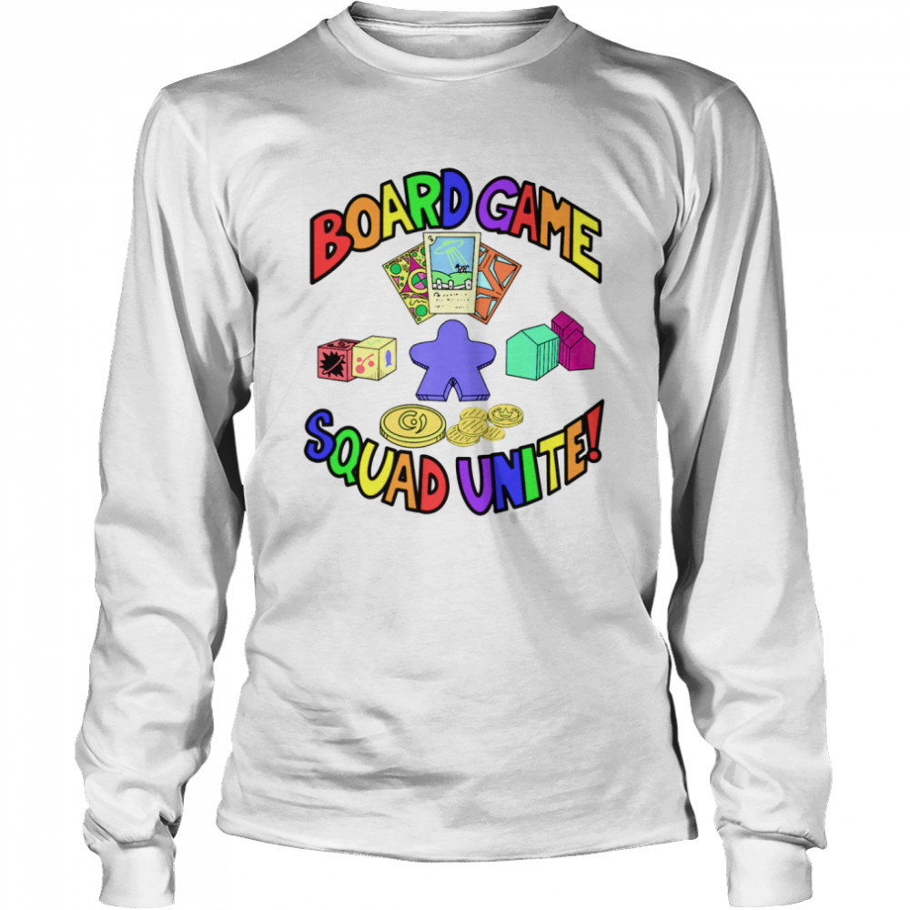 Board Game Squad Unite Long Sleeved T-shirt