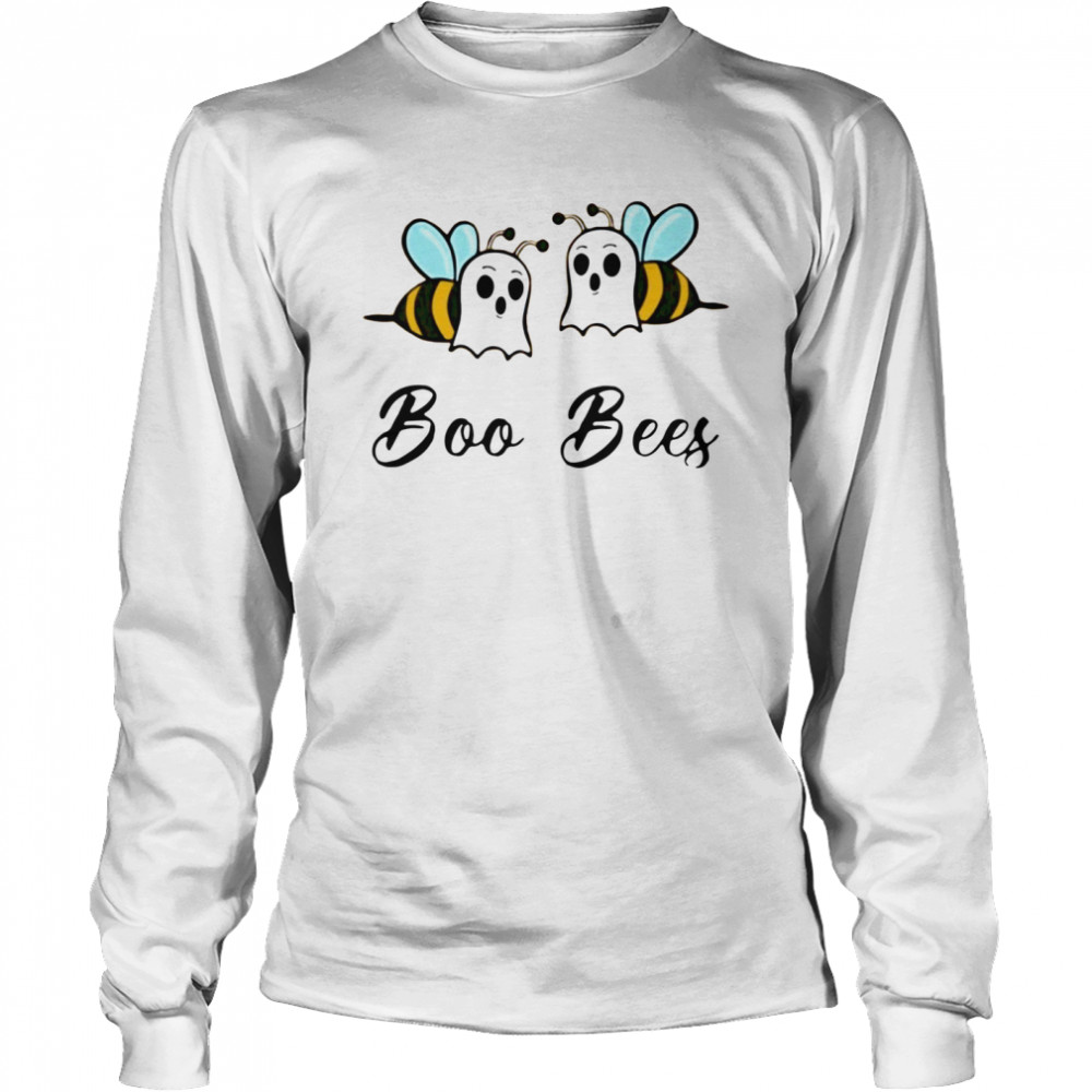 Boo Bees Ghost Halloween Long Sleeved T-shirt