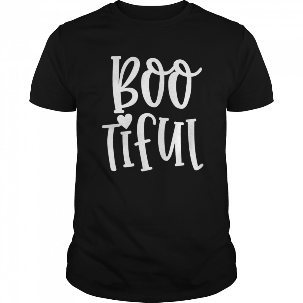 Boo Tiful Cute Womens Vintage Halloween Party shirt