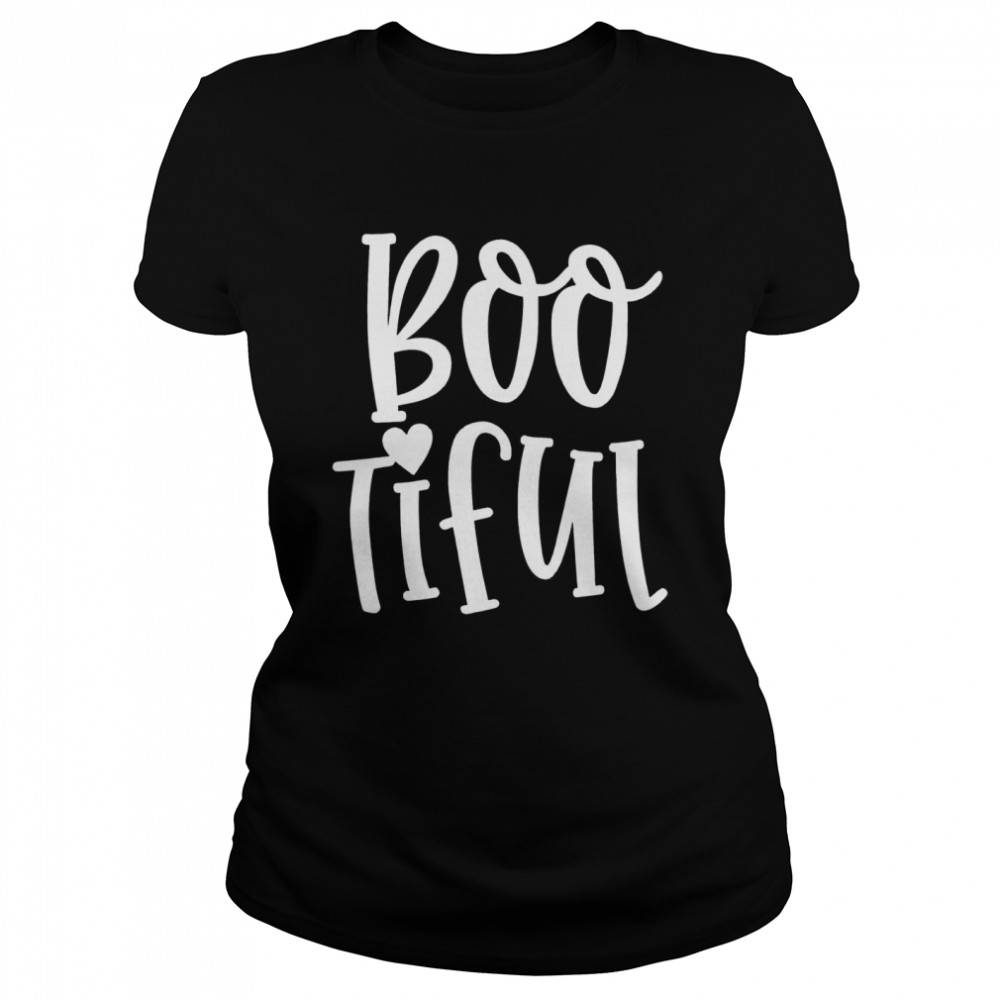 Boo Tiful Cute Womens Vintage Halloween Party Classic Women's T-shirt