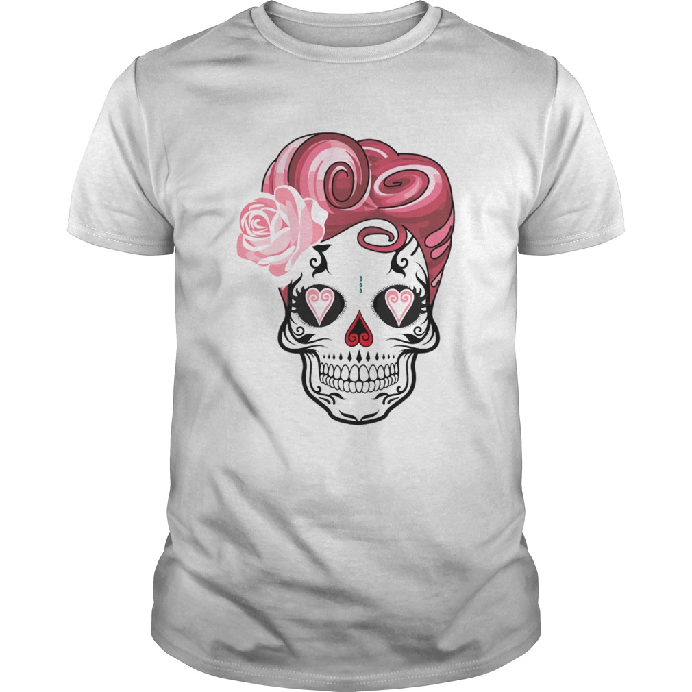 Bubblegum Pinup Day Of The Dead Dia De Muertos shirt