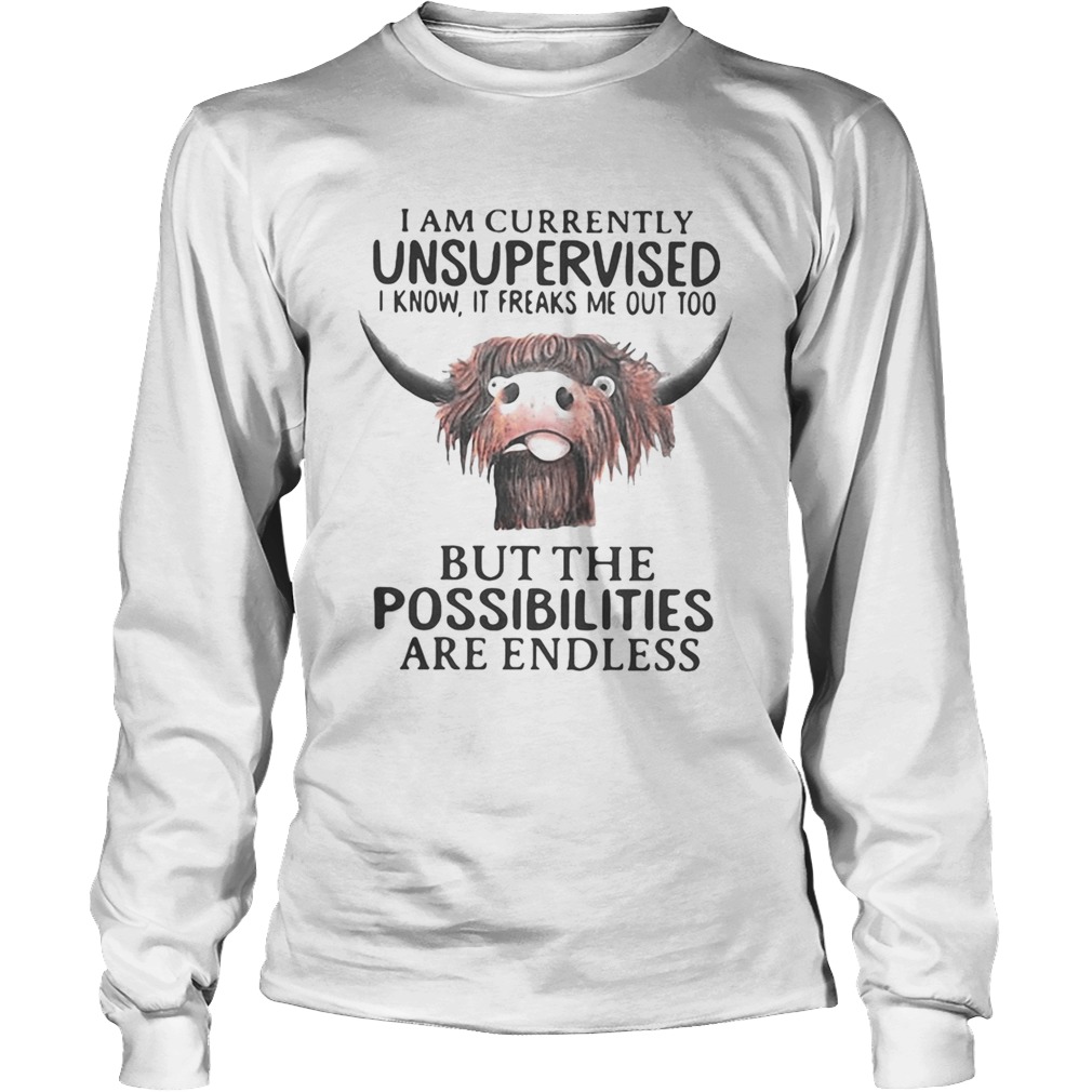 Buffalo I am currently unsupervised i know it freaks me out too but the possibilities are endless s Long Sleeve