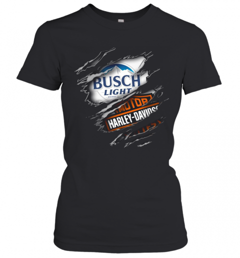 Busch Light Motor Harley Davidson Inside Me T-Shirt Classic Women's T-shirt