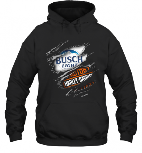 Busch Light Motor Harley Davidson Inside Me T-Shirt Unisex Hoodie