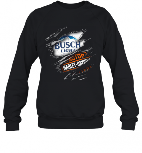 Busch Light Motor Harley Davidson Inside Me T-Shirt Unisex Sweatshirt
