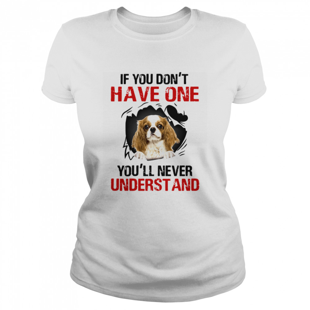 Cavalier King Charles Spaniel If You Don't Have One You'll Never Understand Classic Women's T-shirt