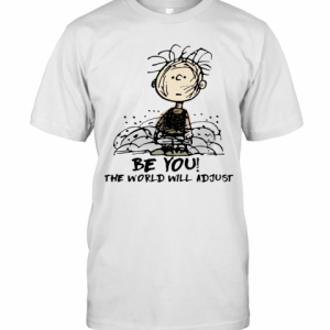 Charlie Brown Be You The World Will Adjust T-Shirt Classic Men's T-shirt