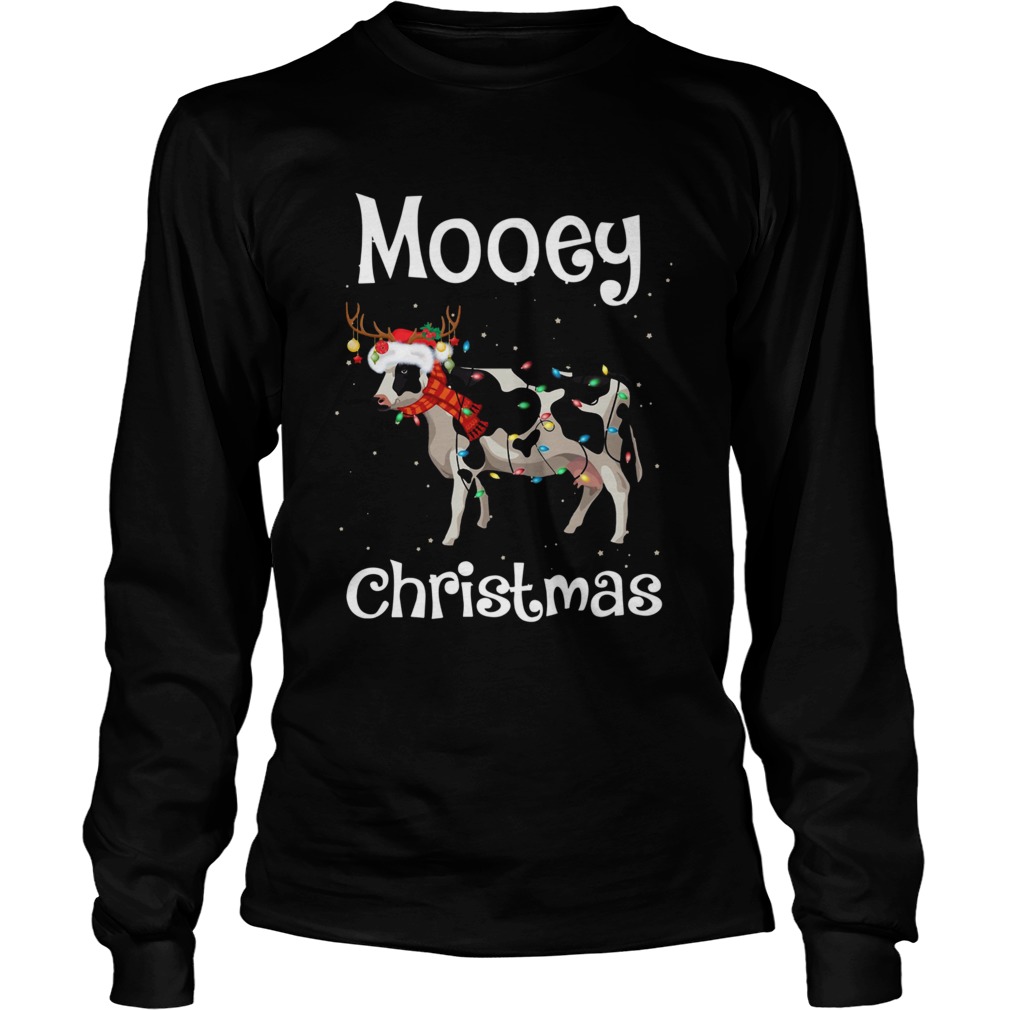 Cow Light Mooey Christmas Long Sleeve