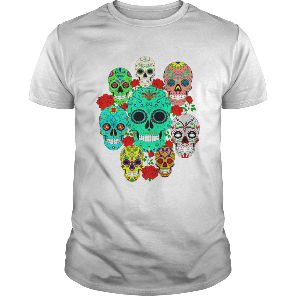 Day Of The Dead Dia De Los Muertos Sugar Skulls Galore shirt