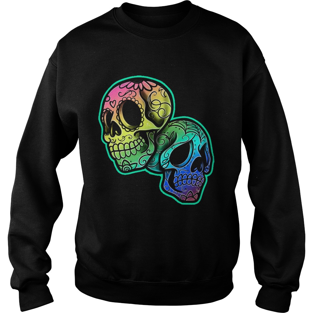Day Of The Dead Skulls Mexican Holiday Sweatshirt