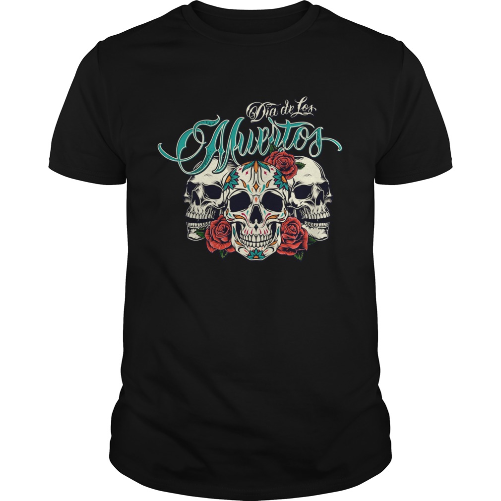 Dia De Los Muertos Sugar Skull Rose shirt