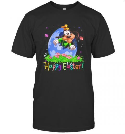 Disney Goofy Happy Easter Flower T-Shirt