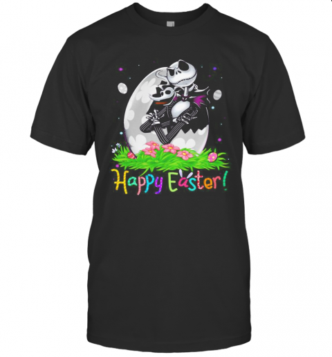 Disney Jack Skellington Happy Easter Flower T-Shirt