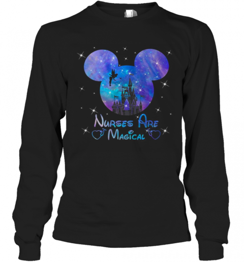 Disney Nurses Are Magical Mickey T-Shirt Long Sleeved T-shirt 