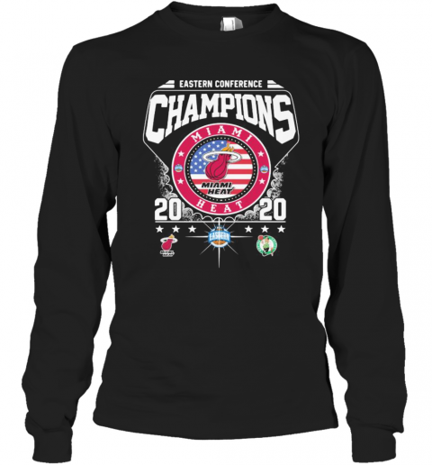 Eastern Conference Champions Miami Heat 2020 T-Shirt Long Sleeved T-shirt 