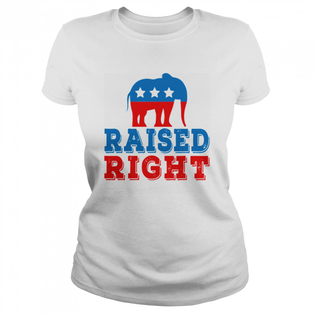 Elephant Raised Right Classic Women's T-shirt
