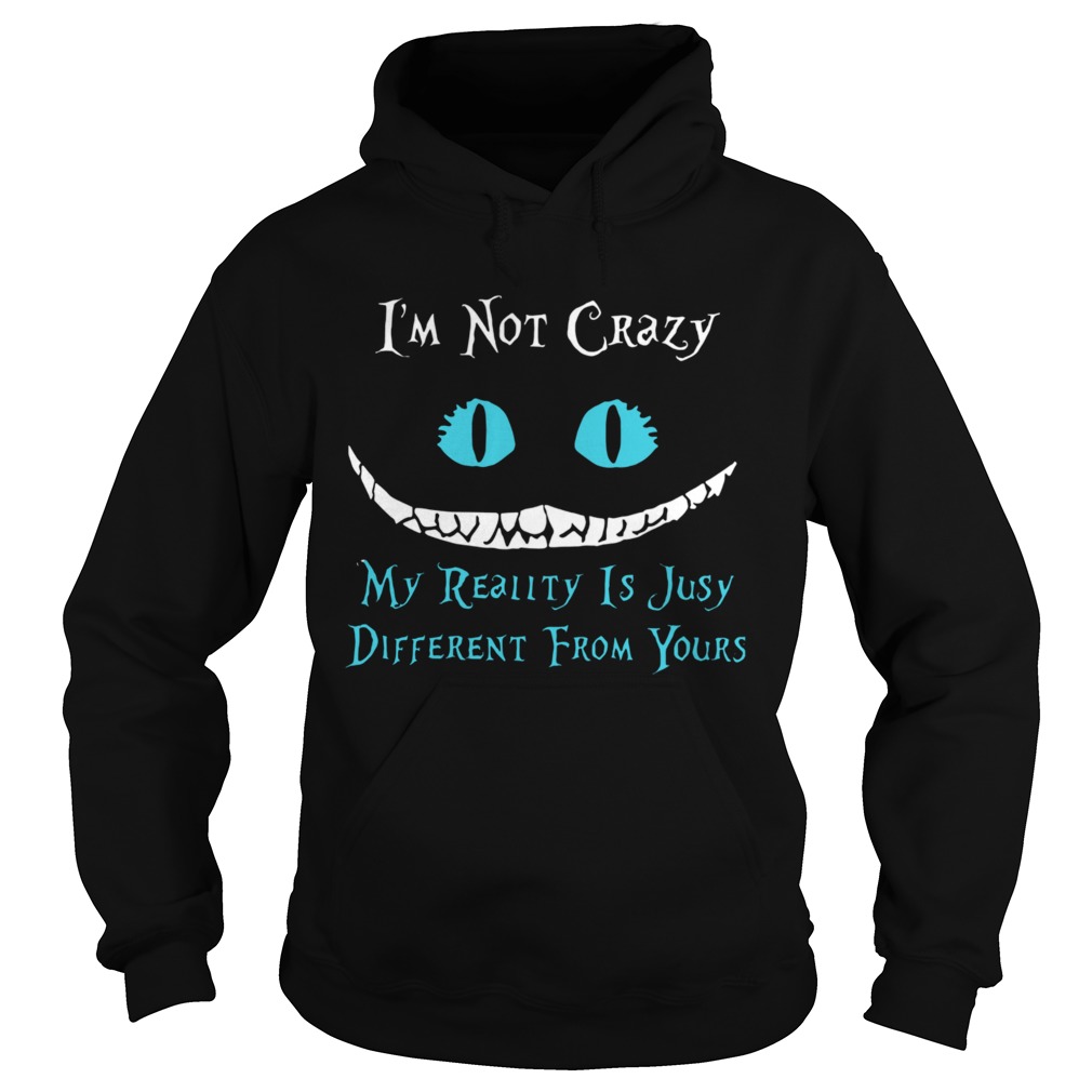 Face Night Fury Im Not Crazy My Reality Is Just Different From Yours Hoodie
