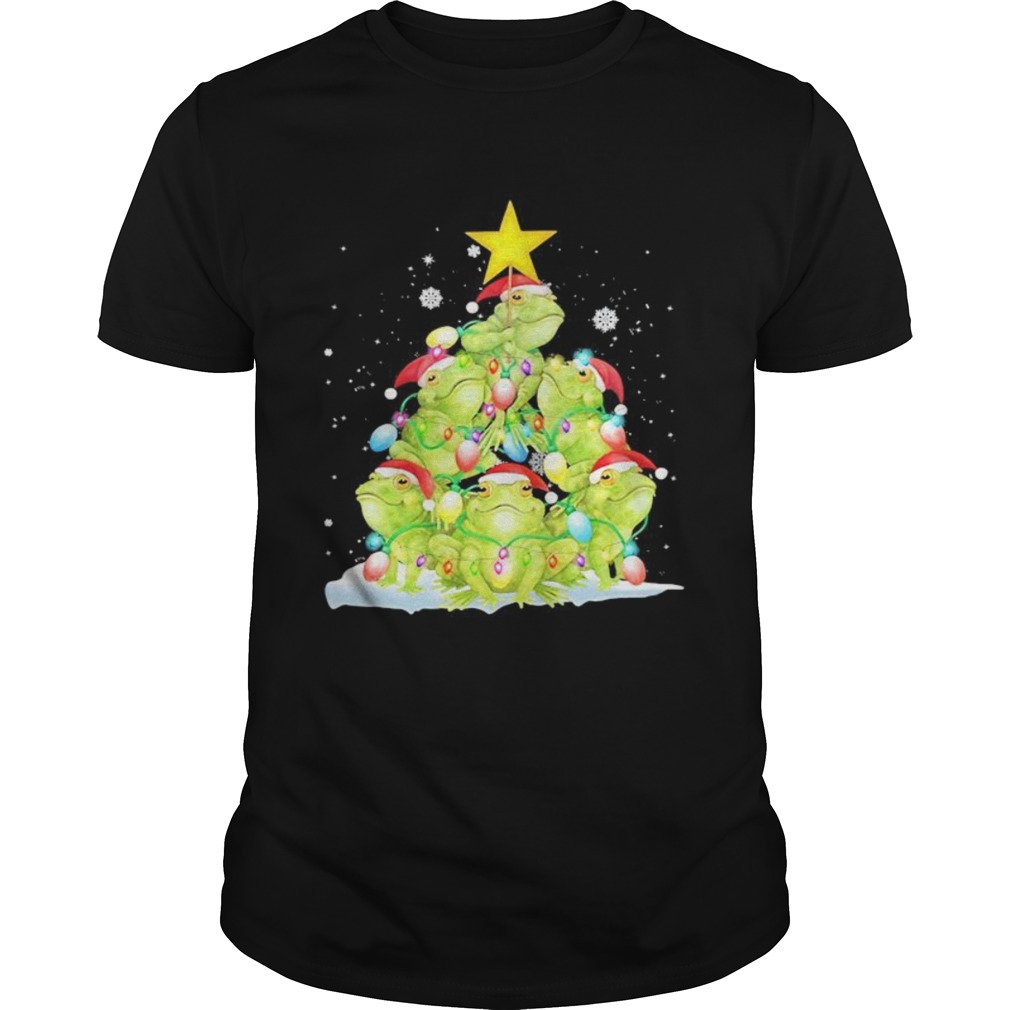 Frog Christmas Pine Tree shirt