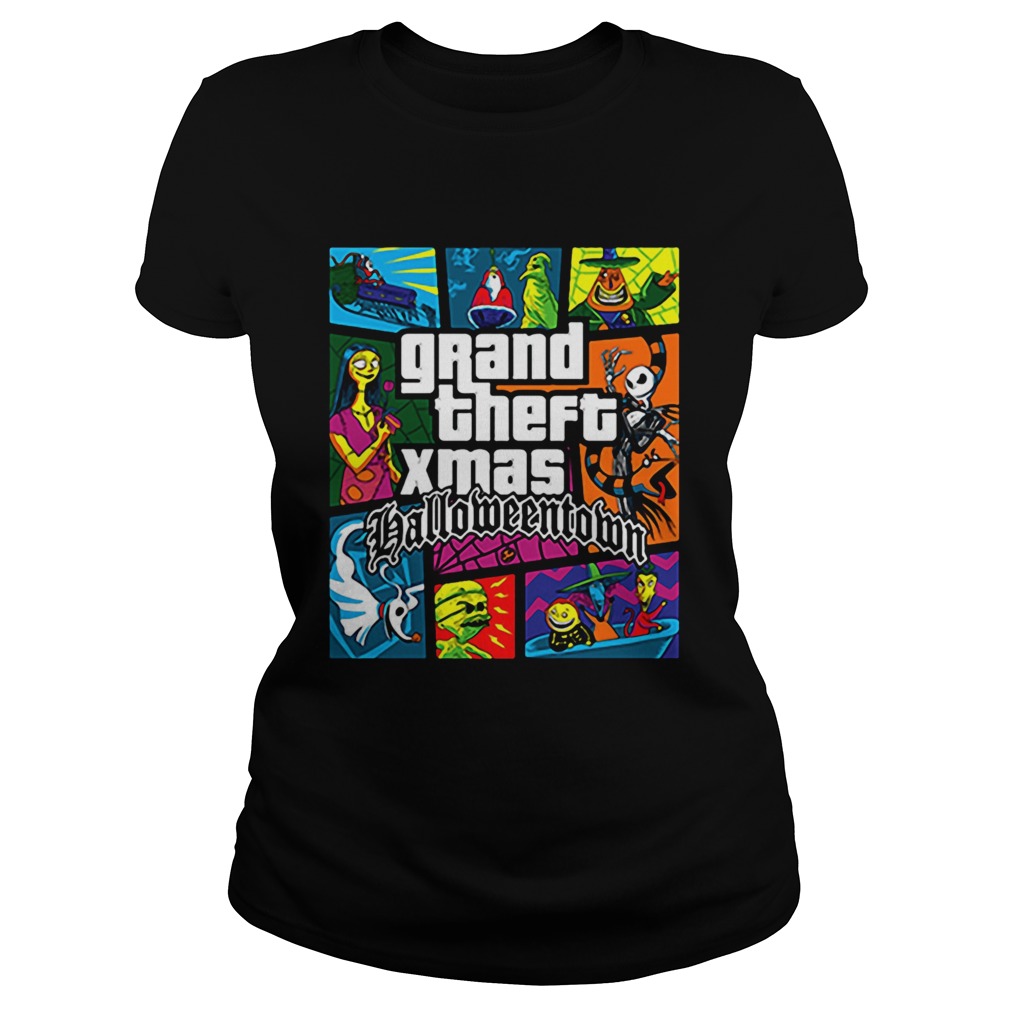 Grand Theft Xmas Halloween Town Classic Ladies